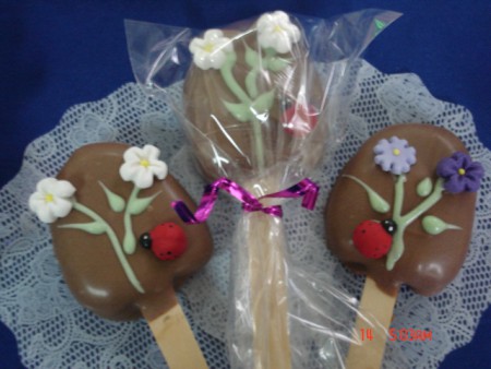 Brigadeiro no Palito Decorado
